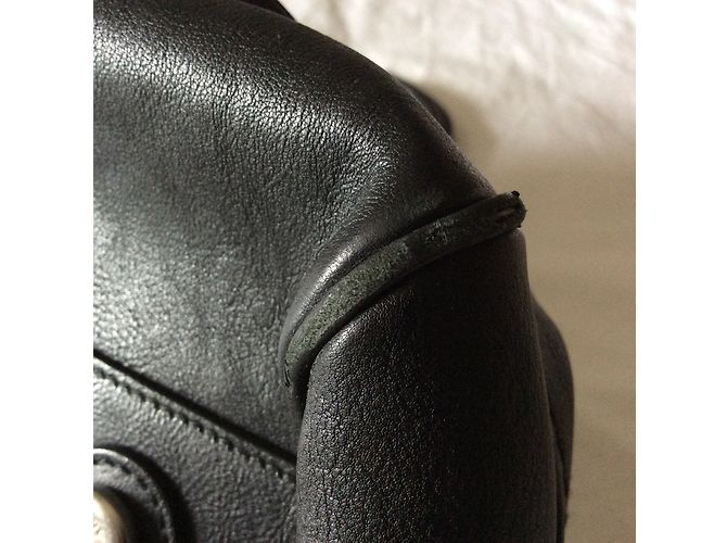 Borsa Christian Dior in pelle nera Nero - vista 8