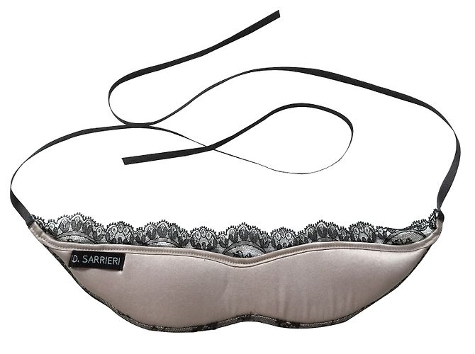 Maschera I.D. Sarrieri in seta e pizzo nero - vista 2