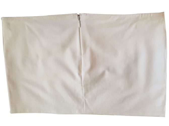Gonna corta bianca in cotone Dsquared2 Bianco - vista 2