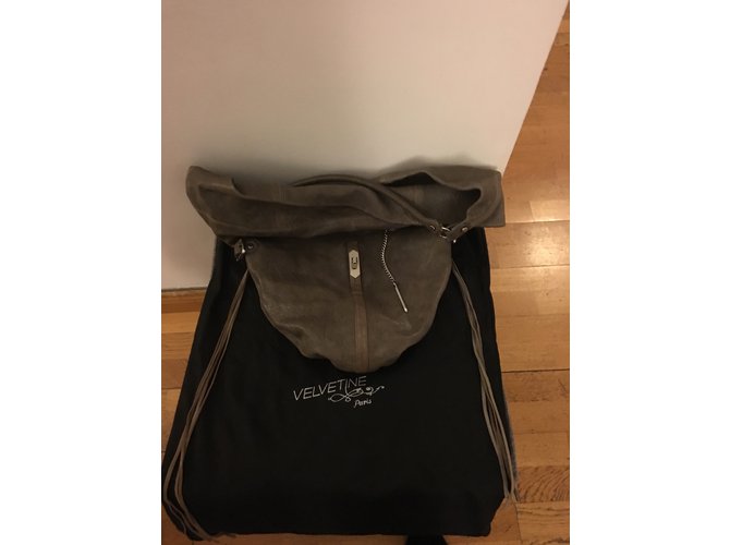 Velvetine Borse Taupe - vista 4
