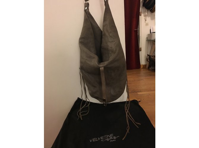 Velvetine Borse Taupe - vista 6