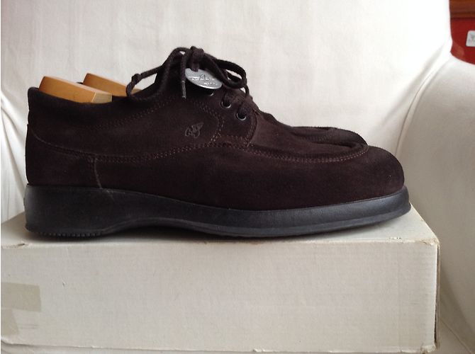 Hogan Scarpe stringate in pelle scamosciata marrone 37 - vista 3