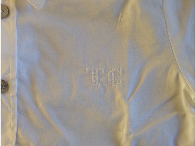 Camicia Tartine et Chocolat in cotone bianca 2 anni Bianco - vista 3