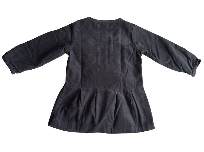 Stella Mc Cartney Stella McCartney Kids Kleid und Pumphose aus blauer Cord-Baumwolle 12 Monate - Ansicht 2