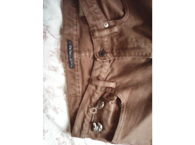 Calça Ralph Lauren de Algodão Caramelo - vista 3