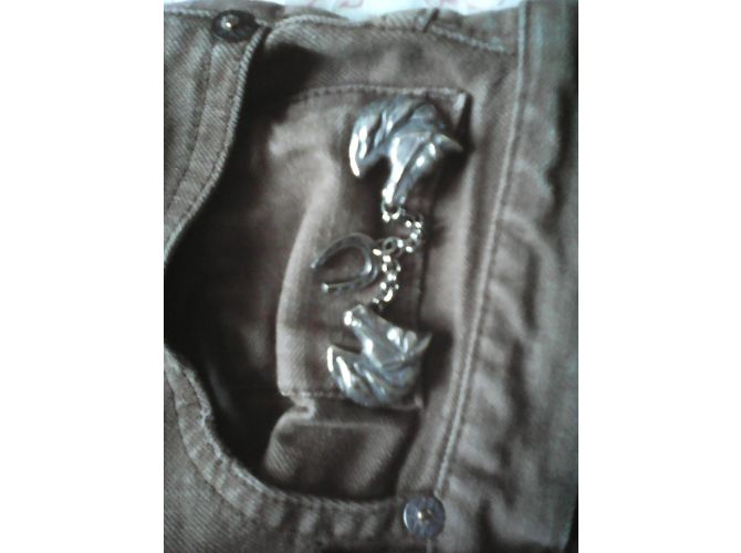 Calça Ralph Lauren de Algodão Caramelo - vista 5