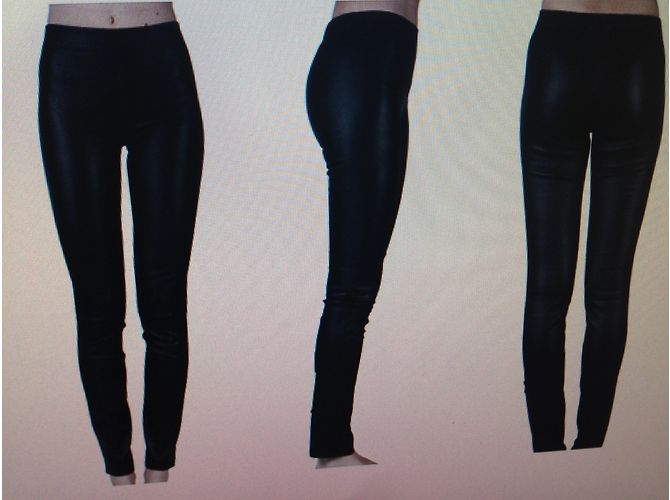 Shine Blossom Pantalones, polainas Negro - vista 4