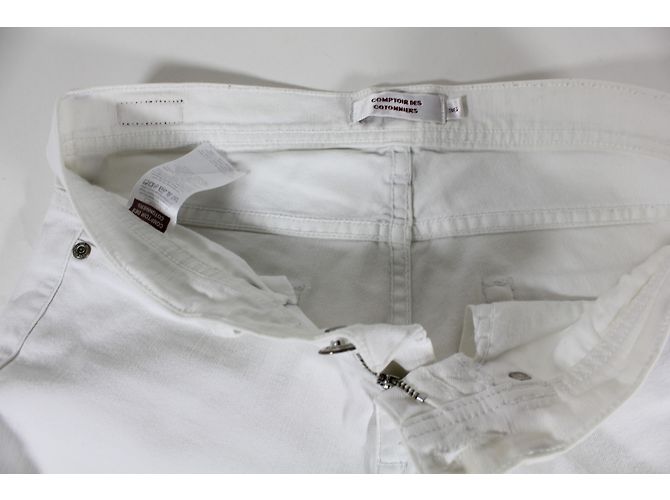 Comptoir Des Cotonniers Pantalones Vaqueros Blancos - vista 3