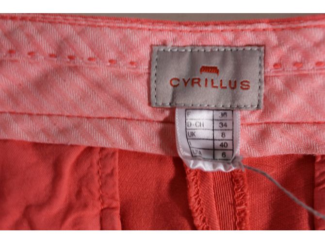 Pantalones de algodón coral Cyrillus - vista 3