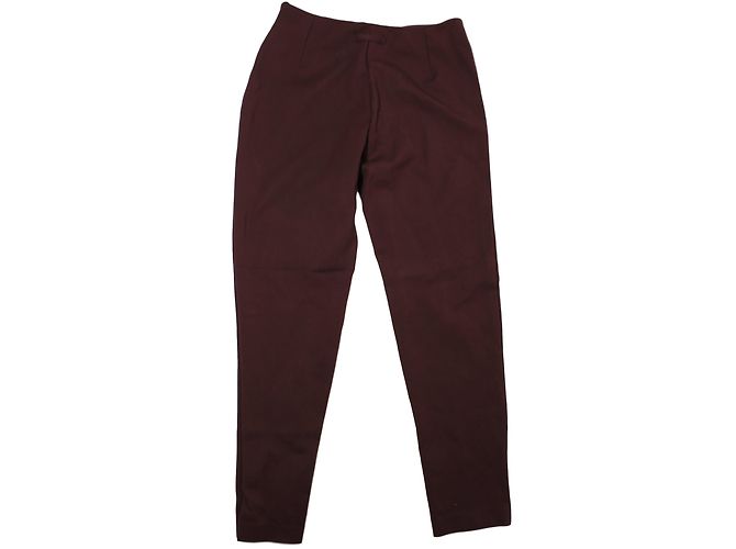 Jean Paul Gaultier Pantalones Stretch Granate Burdeos - vista 2