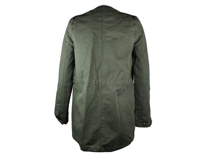 The Kooples Parka de algodón verde oliva Talla 38 - vista 3