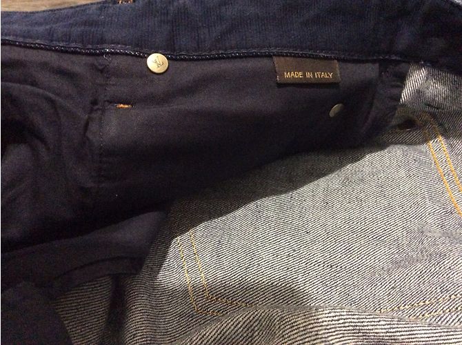Louis Vuitton Pantaloni Blu - vista 10