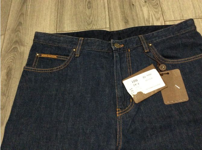 Louis Vuitton Pantaloni Blu - vista 6
