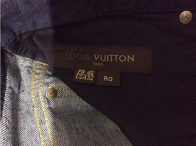 Louis Vuitton Pantaloni Blu - vista 8