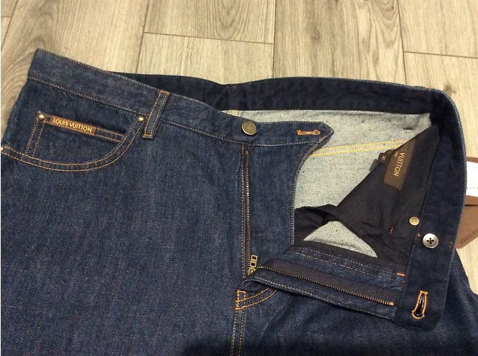 Louis Vuitton Pantaloni Blu - vista 9