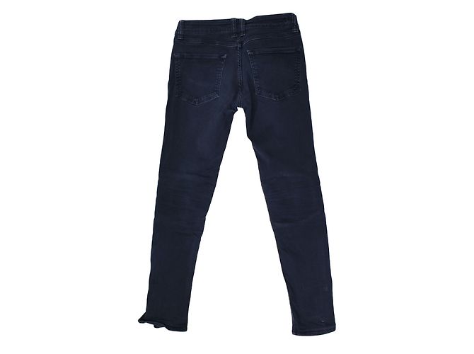 Pantalones Sandro azules de algodón Talla 34 - vista 2