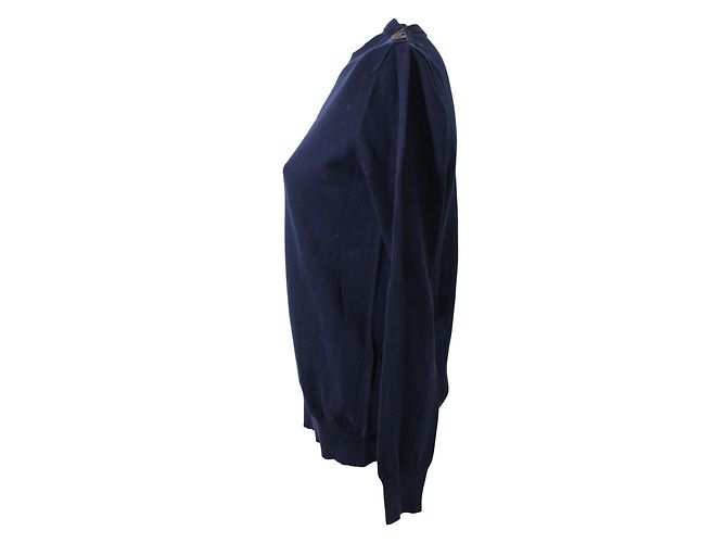 Camisola de algodão azul com botões Apc - vista 2