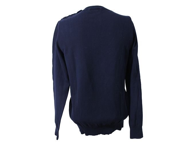 Camisola de algodão azul com botões Apc - vista 3