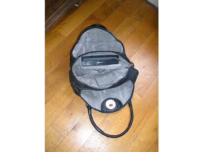 Autre Marque Nannini Borsa Tote in pelle di bufalo nera Nero - vista 6
