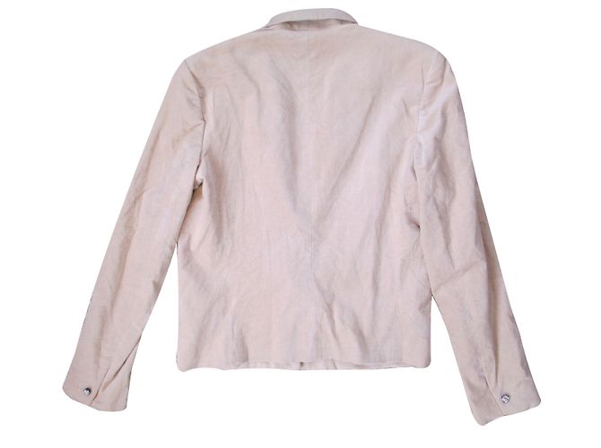 Blazer Isabel Marant de terciopelo de algodón beige - vista 2