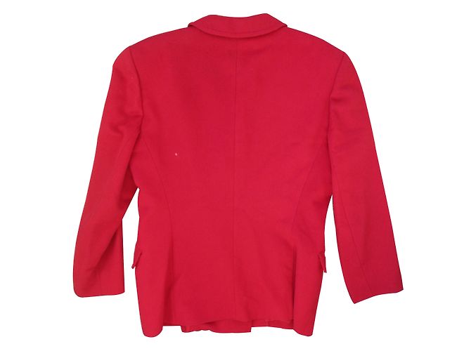 Lanvin Red Wool Jacket Size 42 - view 2