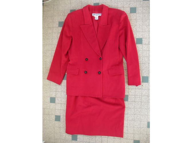 Lanvin Red Wool Jacket Size 42 - view 6