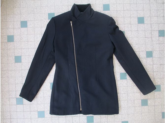 Abrigo Jean Paul Gaultier Negro de Algodón Talla 38 - vista 4