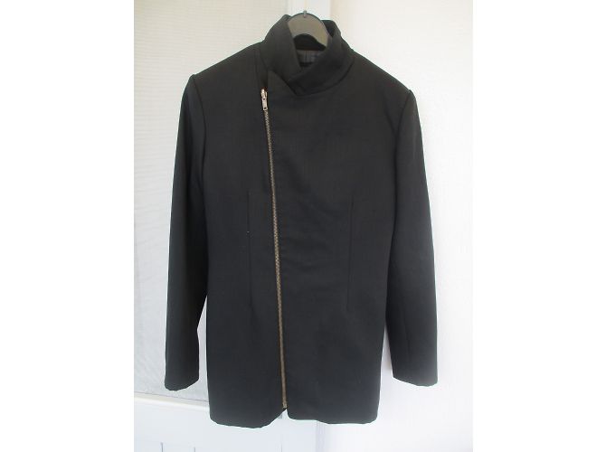 Abrigo Jean Paul Gaultier Negro de Algodón Talla 38 - vista 5