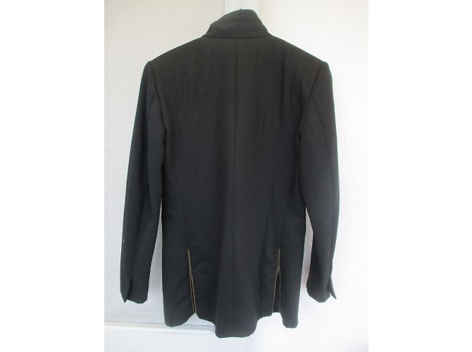 Abrigo Jean Paul Gaultier Negro de Algodón Talla 38 - vista 6
