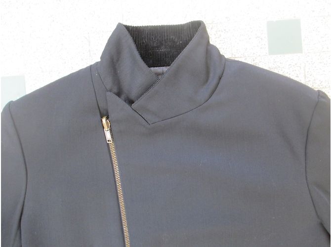 Abrigo Jean Paul Gaultier Negro de Algodón Talla 38 - vista 8