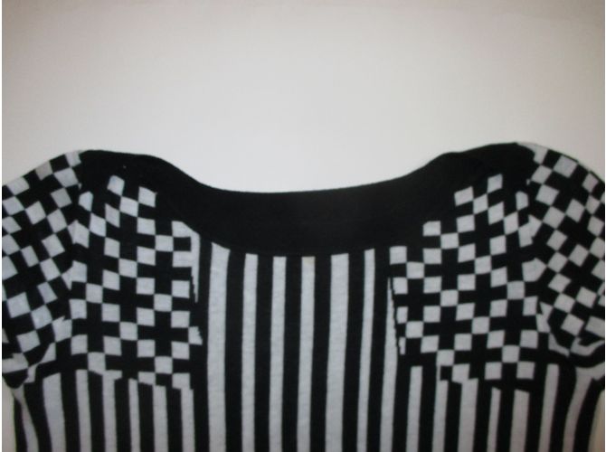 Jc De Castelbajac Pull damier - vue 3