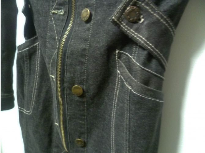 Plein Sud Kleid aus grauem Denim - Ansicht 5