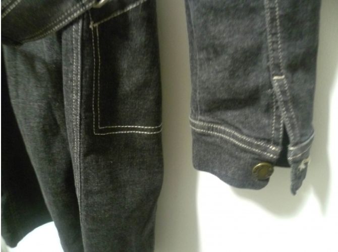 Plein Sud Kleid aus grauem Denim - Ansicht 6