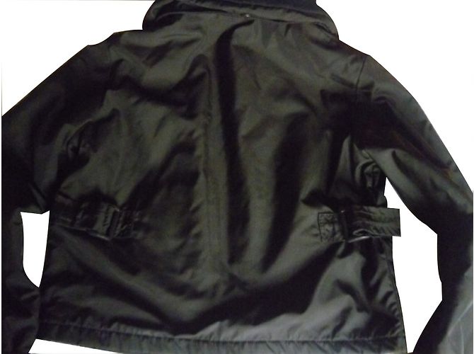 CP Company Schwarze Bikerjacke aus Polyester - Ansicht 2