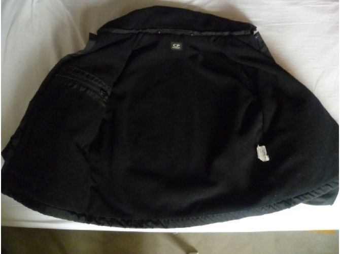 CP Company Schwarze Bikerjacke aus Polyester - Ansicht 4