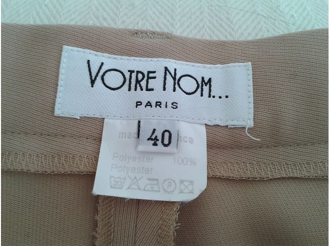 Autre Marque Completo pantalone Votre Nom Giallo Poliammide - vista 6