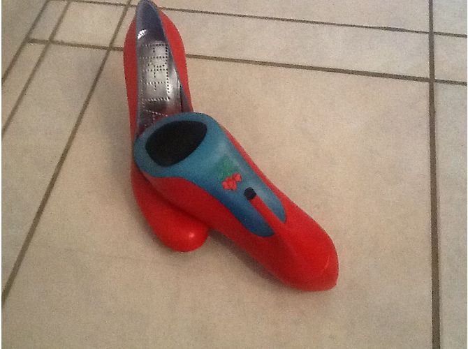 Free Lance Rote Leder Pumps Gr. 36,5 - Ansicht 3