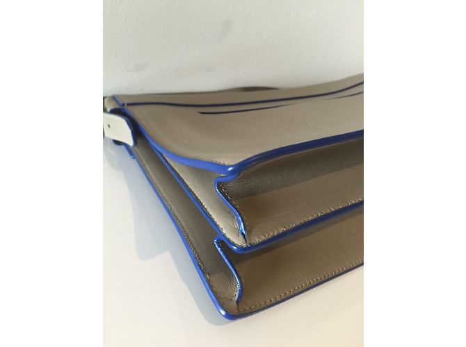 Céline Diamond Handtasche Leder und Wildleder dreifarbig Mehrfarben - Ansicht 4