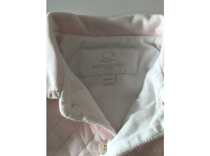 Burberry Steppjacke rosa Baumwolle 6 Monate Pink - Ansicht 2