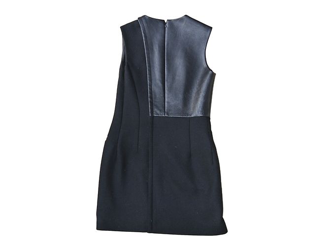 Céline Kleid schwarz aus Wolle - Ansicht 2