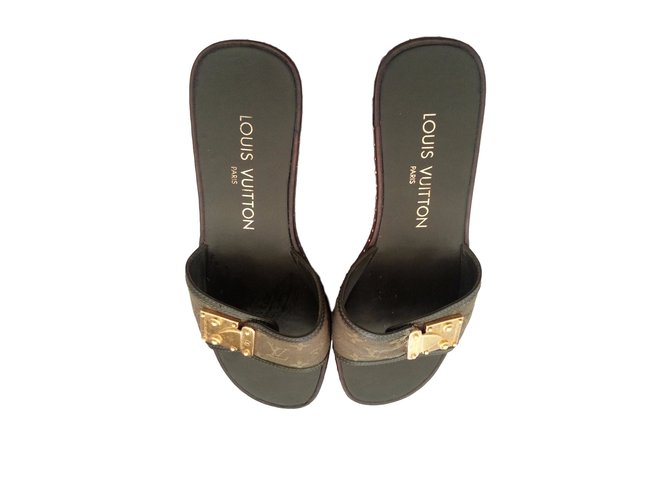 Louis Vuitton Maultiere Khaki - Ansicht 2