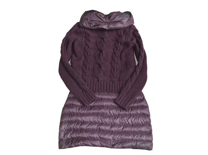Moncler Wollkleid Dunkelrot Bordeaux - Ansicht 2