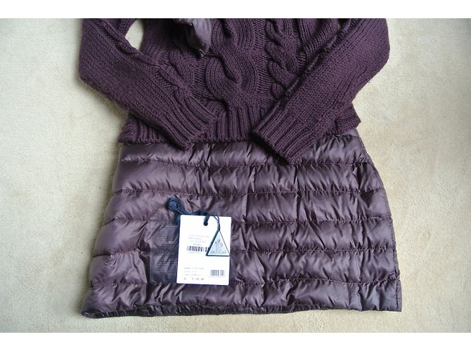 Moncler Wollkleid Dunkelrot Bordeaux - Ansicht 3