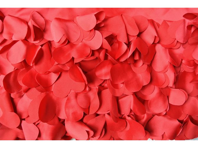 Monnalisa Kleid Rot aus Polyester - Ansicht 3