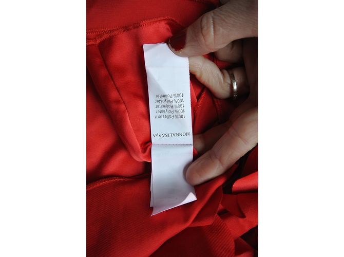 Monnalisa Kleid Rot aus Polyester - Ansicht 4