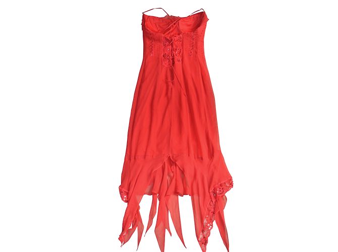 Vestido BDBA Rojo de Poliéster Roja - vista 2