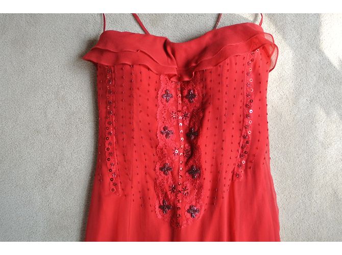 Vestido BDBA Rojo de Poliéster Roja - vista 4