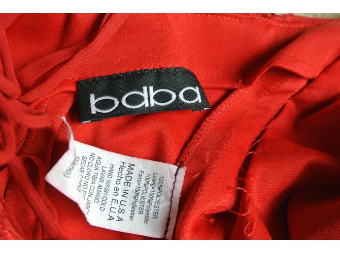 Vestido BDBA Rojo de Poliéster Roja - vista 6