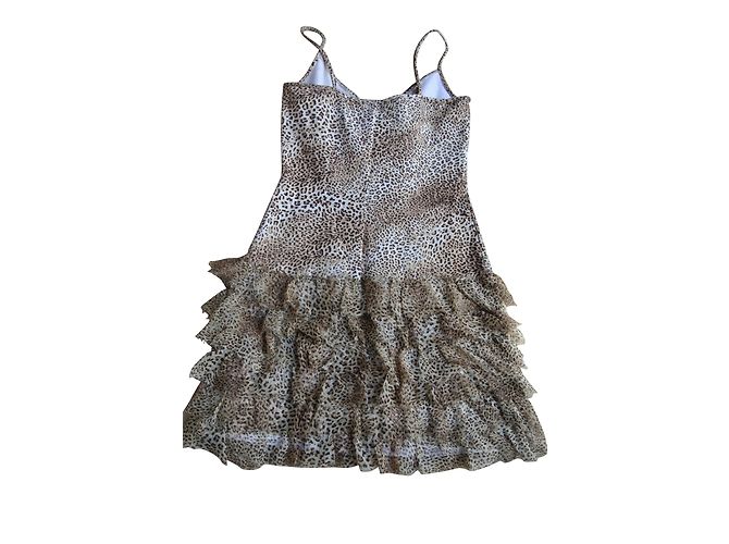 Vestido Monnalisa con Estampado Leopardo de Algodón Talla 34 Estampado de leopardo - vista 2