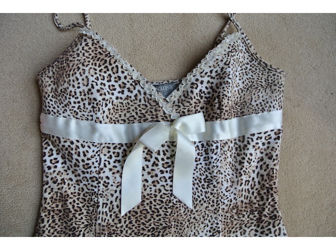 Vestido Monnalisa con Estampado Leopardo de Algodón Talla 34 Estampado de leopardo - vista 4